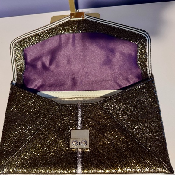 Henri Bendel Bronze Clutch - Picture 2 of 5